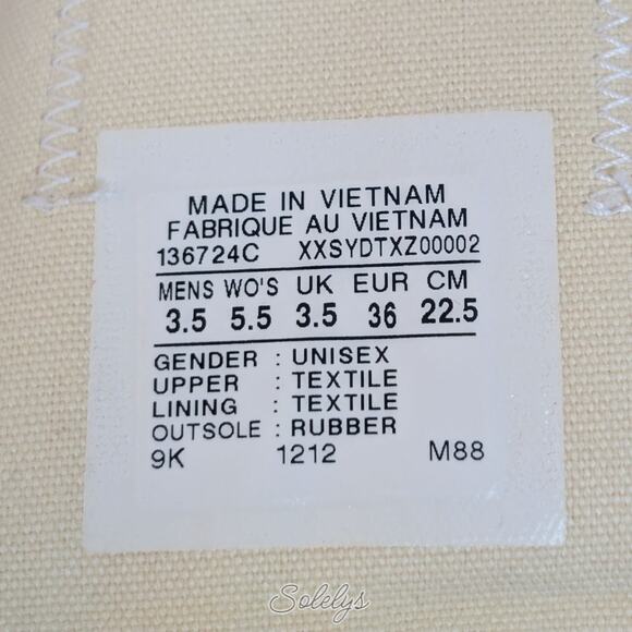 Converse Chuck Taylor All Star 2013 Platform Low Top Striped Peach Orange 5.5 - Picture 5 of 13